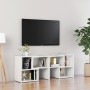 Mueble de TV madera contrachapada blanco brillante 104x30x52 cm en Muebles TV | Comprar online en Foru.es