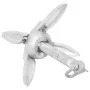 Ancla plegable hierro maleable plateado 0,7 kg de vidaXL, Anclas - Ref: Foro24-94269, Precio: 17,21 €, Descuento: %