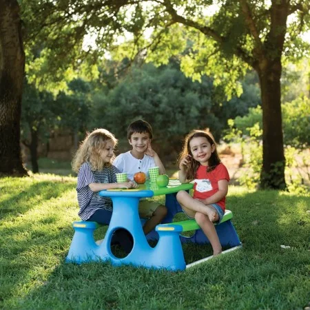 Mesa de pícnic para niños polipropileno 89,5x84,5x48 cm de vidaXL, muebles para bebés y niños pequeños - Ref: Foro24-94212, P...
