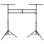 Soporte de luces de acero negro 338x115x(180-300) cm de vidaXL, Efectos de iluminación - Ref: Foro24-70179, Precio: 188,05 €,...