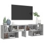 Mueble de TV madera contrachapada gris hormigón 149x30x52 cm en Muebles TV | Comprar online en Foru.es