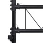Soporte de luces de acero negro 338x115x(180-300) cm de vidaXL, Efectos de iluminación - Ref: Foro24-70179, Precio: 188,05 €,...