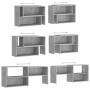 Mueble de TV madera contrachapada gris hormigón 149x30x52 cm en Muebles TV | Comprar online en Foru.es