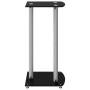 Soportes altavoces 2 uds vidrio templado plata negro 3 pilares de vidaXL, Soportes para altavoces - Ref: Foro24-51803, Precio...