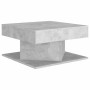 Mesa de centro madera contrachapada gris hormigón 57x57x30 cm en Mesas de centro | Comprar online en Foru.es