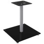 Soportes de altavoces 2 uds vidrio templado plata negro 1 pilar de vidaXL, Soportes para altavoces - Ref: Foro24-51813, Preci...