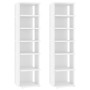 Muebles zapateros 2 uds contrachapada blanco 27,5x27x102 cm en Zapateros y organizadores de calzado | Comprar online en Foru.es