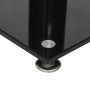 Soportes de altavoces 2 uds vidrio templado plata negro 1 pilar de vidaXL, Soportes para altavoces - Ref: Foro24-51813, Preci...