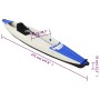 Kayak inflable poliéster azul 375x72x31 cm de vidaXL, Kayaks - Ref: Foro24-93433, Precio: 366,06 €, Descuento: %