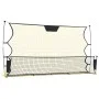 Red de rebote de fútbol poliéster negro y amarillo 183x85x120cm de vidaXL, Porterías de fútbol - Ref: Foro24-93760, Precio: 7...