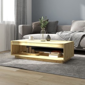 Mesa de centro de madera maciza de pino 110x50x33,5 cm en Mesas de centro | Comprar online en Foru.es