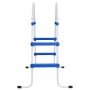 Escalera para piscina acero azul y blanco 84 cm de vidaXL, Escaleras y rampas de piscina - Ref: Foro24-93805, Precio: 64,69 €...