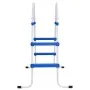 Escalera para piscina acero azul y blanco 84 cm de vidaXL, Escaleras y rampas de piscina - Ref: Foro24-93805, Precio: 63,27 €...