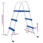 Escalera para piscina acero azul y blanco 84 cm de vidaXL, Escaleras y rampas de piscina - Ref: Foro24-93805, Precio: 64,69 €...