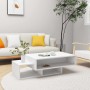 Mesa de centro madera contrachapada blanco 105x55x32 cm en Mesas de centro | Comprar online en Foru.es
