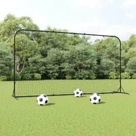 Red de rebote de fútbol HDPE negrp 366x90x183 cm de vidaXL, Porterías de fútbol - Ref: Foro24-93762, Precio: 136,54 €, Descue...
