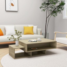 Mesa de centro madera contrachapada roble Sonoma 105x55x32 cm en Mesas de centro | Comprar online en Foru.es