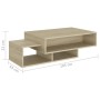 Mesa de centro madera contrachapada roble Sonoma 105x55x32 cm en Mesas de centro | Comprar online en Foru.es