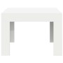 Mesa de centro madera contrachapada blanco 50x50x35 cm en Mesas de centro | Comprar online en Foru.es