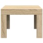 Mesa de centro de madera contrachapada color roble 50x50x35 cm en Mesas de centro | Comprar online en Foru.es