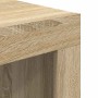 Mesa de centro de madera contrachapada color roble 50x50x35 cm en Mesas de centro | Comprar online en Foru.es