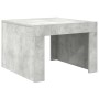 Mesa de centro madera contrachapada gris hormigón 50x50x35 cm en Mesas de centro | Comprar online en Foru.es