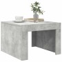Mesa de centro madera contrachapada gris hormigón 50x50x35 cm en Mesas de centro | Comprar online en Foru.es