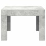 Mesa de centro madera contrachapada gris hormigón 50x50x35 cm en Mesas de centro | Comprar online en Foru.es