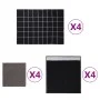 Juego de paños 12 unidades algodón negro y gris de vidaXL, Toallas - Ref: Foro24-136294, Precio: 25,10 €, Descuento: %