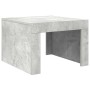 Mesa de centro madera contrachapada gris hormigón 50x50x35 cm en Mesas de centro | Comprar online en Foru.es