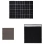 Juego de paños 12 unidades algodón negro y gris de vidaXL, Toallas - Ref: Foro24-136294, Precio: 25,10 €, Descuento: %