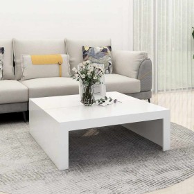 Mesa de centro madera contrachapada blanco 100x100x35 cm en Mesas de centro | Comprar online en Foru.es