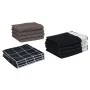 Juego de paños 12 unidades algodón negro y gris de vidaXL, Toallas - Ref: Foro24-136294, Precio: 25,10 €, Descuento: %