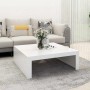 Mesa de centro madera contrachapada blanco 100x100x35 cm en Mesas de centro | Comprar online en Foru.es