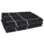 Juego de paños 12 unidades algodón negro y gris de vidaXL, Toallas - Ref: Foro24-136294, Precio: 25,10 €, Descuento: %