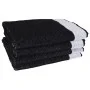 Juego de paños 12 unidades algodón negro y gris de vidaXL, Toallas - Ref: Foro24-136294, Precio: 25,10 €, Descuento: %