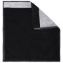 Juego de paños 12 unidades algodón negro y gris de vidaXL, Toallas - Ref: Foro24-136294, Precio: 25,42 €, Descuento: %