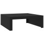 Mesa de centro madera contrachapada negro 100x100x35 cm en Mesas de centro | Comprar online en Foru.es
