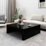 Mesa de centro madera contrachapada negro 100x100x35 cm en Mesas de centro | Comprar online en Foru.es