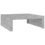 Mesa de centro madera de ingeniería gris hormigón 100x100x35 cm en Mesas de centro | Comprar online en Foru.es
