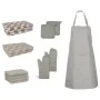 Set de paños manoplas horno y agarradores 15 pzas algodón gris de vidaXL, Toallas - Ref: Foro24-136297, Precio: 39,43 €, Desc...