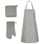 Set de paños manoplas horno y agarradores 15 pzas algodón gris de vidaXL, Toallas - Ref: Foro24-136297, Precio: 39,43 €, Desc...
