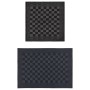 Juego de paños 20 unidades algodón negro y gris de vidaXL, Toallas - Ref: Foro24-136286, Precio: 41,48 €, Descuento: %