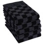 Juego de paños 20 unidades algodón negro y gris de vidaXL, Toallas - Ref: Foro24-136286, Precio: 41,48 €, Descuento: %