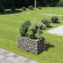 Arriate de gaviones de acero 90x50x50 cm en Macetas y jardineras | Comprar online en Foru.es