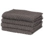 Set de paños manoplas horno agarradores 15 pzas algodón negro de vidaXL, Toallas - Ref: Foro24-136296, Precio: 43,43 €, Descu...