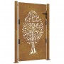 Puerta de jardín acero corten diseño árbol 105x130 cm de vidaXL, Puertas de jardín - Ref: Foro24-153162, Precio: 197,10 €, De...