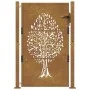 Corten steel garden gate tree design 105x130 cm by vidaXL, garden gates - Ref: Foro24-153162, Price: 193,01 €, Discount: %
