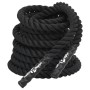Cuerda de batalla poliéster negro 12 m 9 kg de vidaXL, Accesorios de máquinas de cardio - Ref: Foro24-94267, Precio: 62,25 €,...