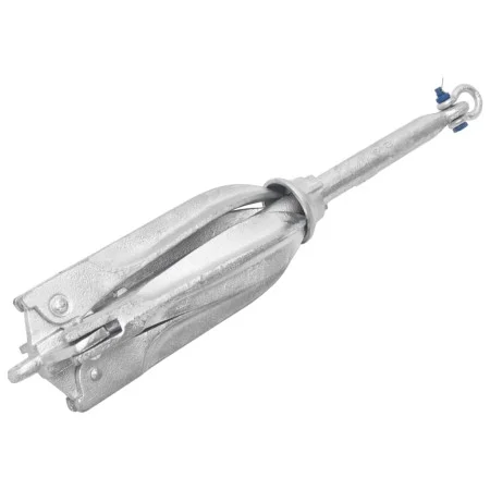 Silver malleable iron folding anchor 10 kg by vidaXL, Anchors - Ref: Foro24-94273, Price: 108,55 €, Discount: %